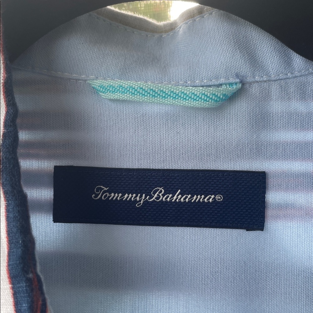 Tommy Bahama 100% Linen Striped Long Sleeve Shirt - Picture 6 of 9